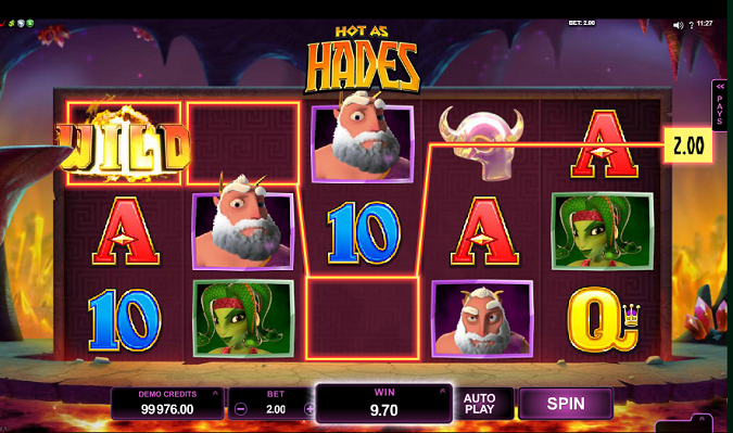 Reels of the Hot as Hades Slot